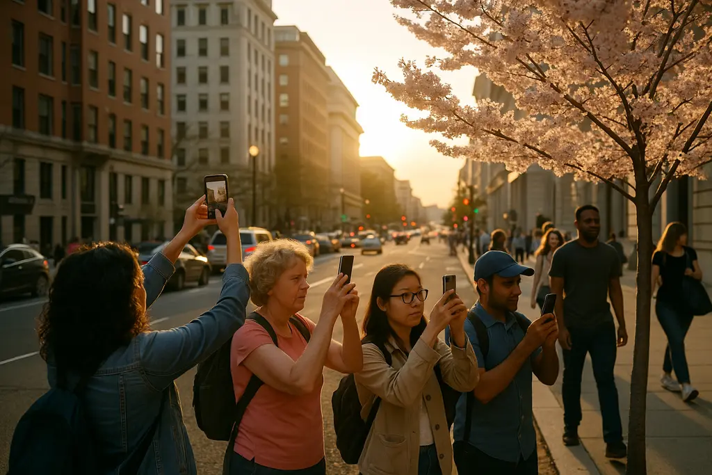 DC tourism resilience shown through visitors walking near the National Mall