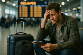 Hurricane Isaias Waivers planning notes beside a boarding pass and phone