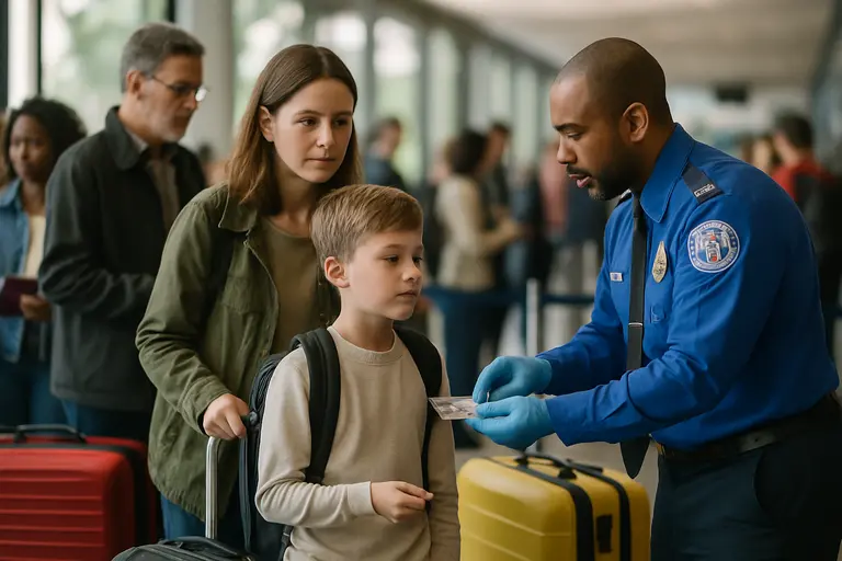 Person checking airport information on a phone near terminal seating